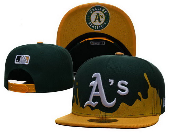 Oakland Athletics hats-005